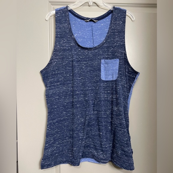 North Face Two-tone Blue Sleeveless Racerback Tank Size XL - Picture 1 of 9